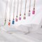 100 Pcs 2ml Mini Small Glass Bottles with Cork Stoppers 20 Meters Twines Tiny Jars Mini Tall Vials Clear Mini Vials with Eye Screws Corked Bottles DIY Arts Crafts Decoration Party Favors Gift